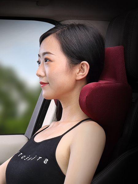 

car headrest neck pillow car inside sleephead pillow memory cotton with seat cushion srest neck spine