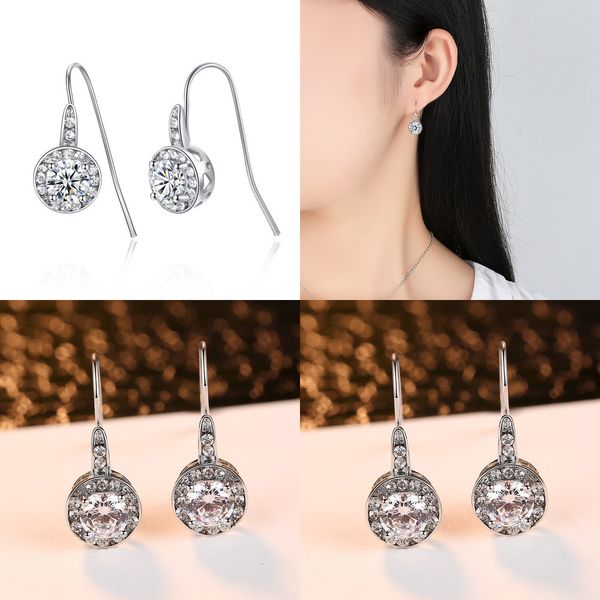 

circle copper jewelry ornaments fashion luxury designer jewelry earrings designer stud earrings cross earrings men swarovski, Silver