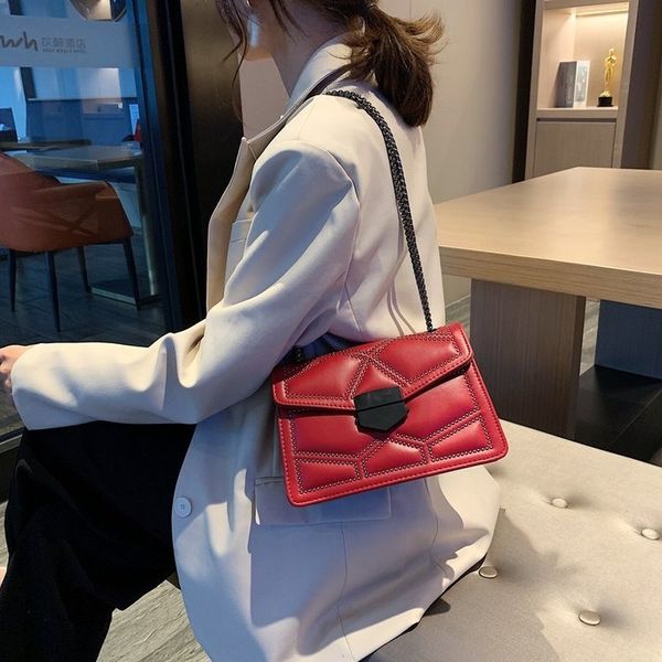 

2020 новый искусственная кожа сумка мода сумка-мессенджер многоцветный опционально леди плечо повседневная дикая маленькая площадь