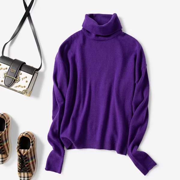 

cashmere solid color turtleneck sweater knitwear long sleeve autumn knitted pullover sweater, White;black