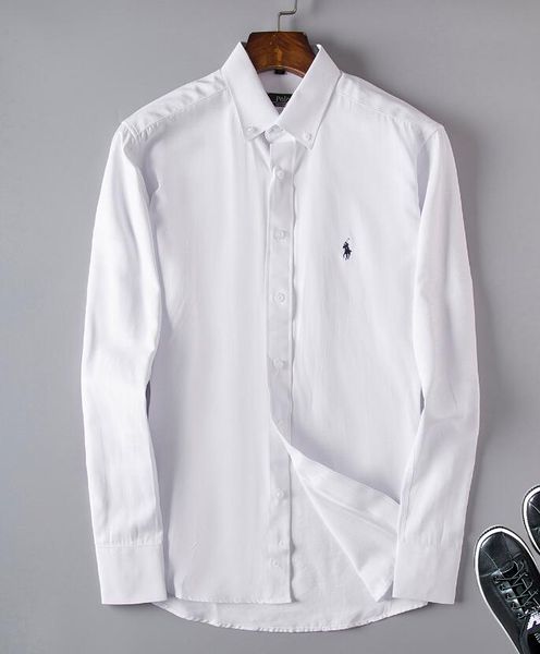 

Оптовая 2019 Новый Бренд Весна Осень Повседневная С Длинным Рукавом Мужчины Рубашк