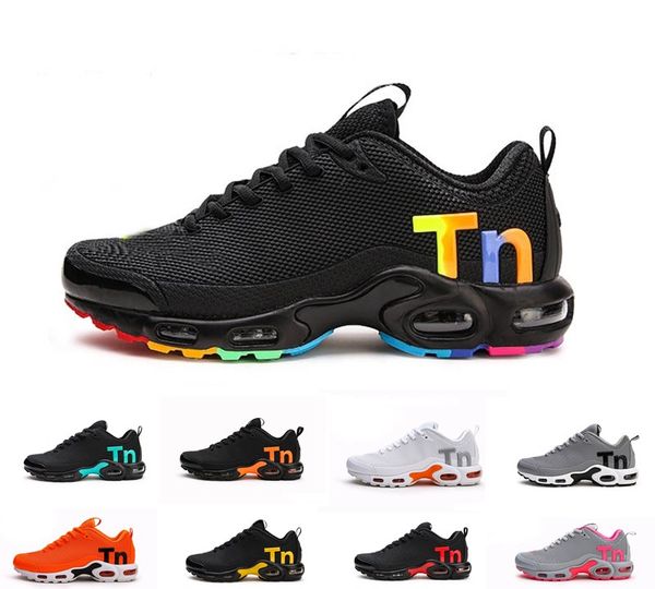 

new mercurial plus tn 2019 men designer outdoor running shoes sports kpu homme men zapatillas black red mujer trainers sneakers size 36-47