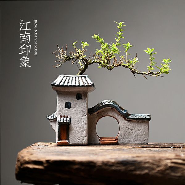 

asparagus more meat flower pot ceramic zen house home decorations ornaments living room creative micro landscape plants bonsai