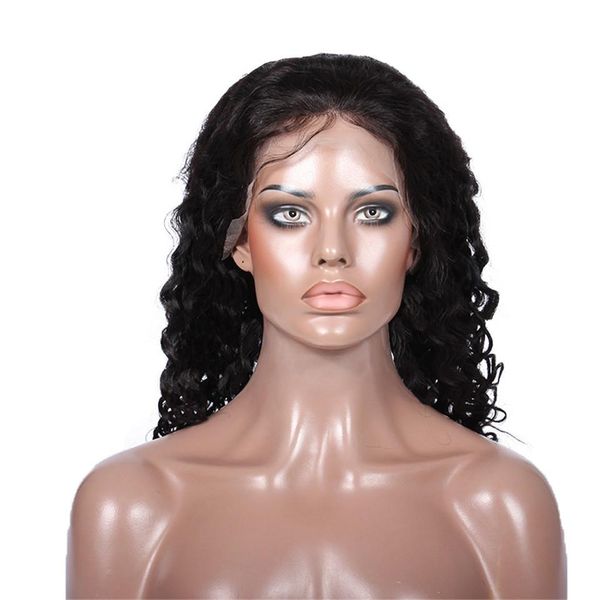 

парик wave vmae перуанский воды человеческих волос glueless полный шнурок парики волос pre сорванные с естественным hairline с ребенком воло, Black;brown