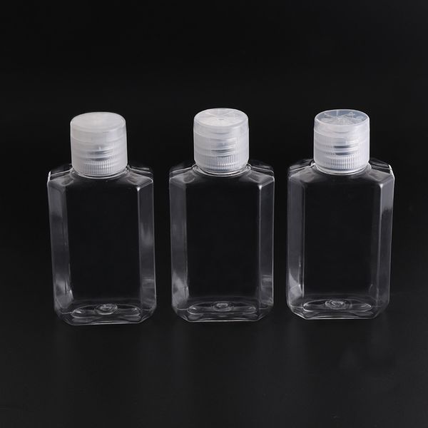 

factory spot 60ml transparent octagonal bottle hand sanitizer-bottle gel flap bottle sub-packing plastic mylovethome