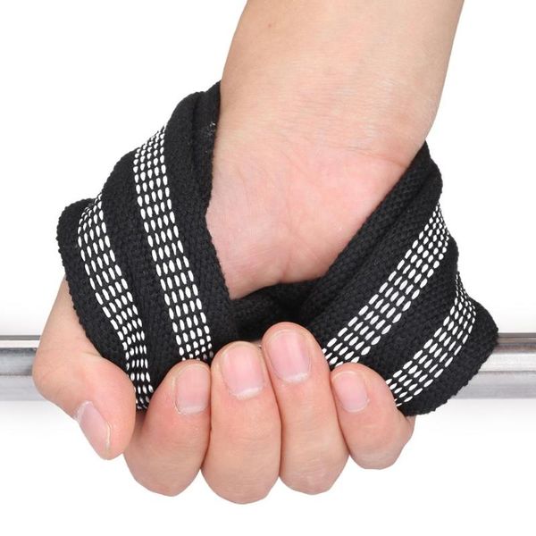 

figure 8 shaped weight lifting straps deadlift wrist strap hand support belt for pull-ups horizontal bar powerlifting fitness