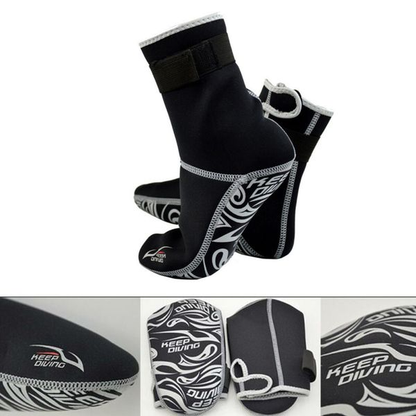 

protection diving socks 3mm thick swimming surfing water sports footwear