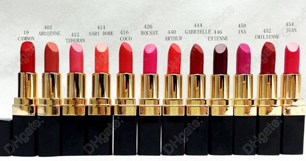 

Makeup Matte Lipstick Rouge a Levre Ultra Hydrating Lip Colour Lipstick Have 12 Different Colors