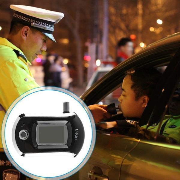 

promotion professional pocket digital alcohol breath tester analyzer breathalyzer detector test testing with 5 blowing mout