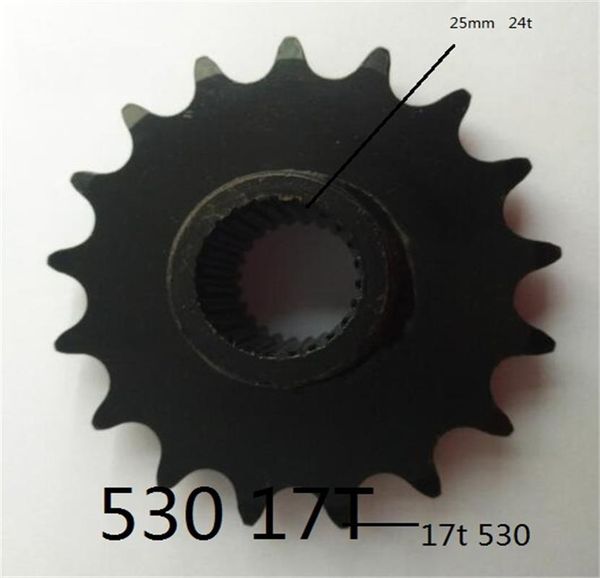 

atv accessories 250cc quad sprocket 17t for 530 chain go kart karting cf moto pitbike gokart bike polaris sportsman cfmoto parts