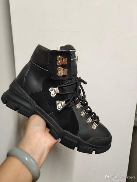 

h1020 горячие продаем 2019 новый конструктор кроссовки кожаные ботинки модельеров вскользь mens и женщин кроссовки размер 36-45, Black