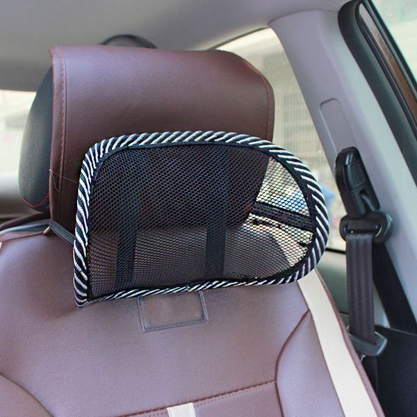 

black mesh travel pillow neck support car seat cushion chirstmas gift