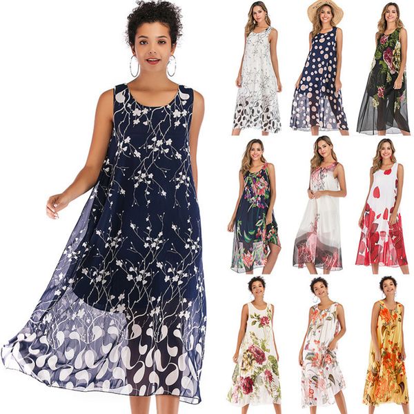 

womens designer dress short sleeve mid-length ladies skirt1al9, Black;gray