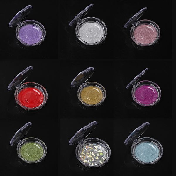 

round eyelash trays packing box for eyelash blank eyelashes plastic package all transparent lid tray eyelashes diy soft packing box