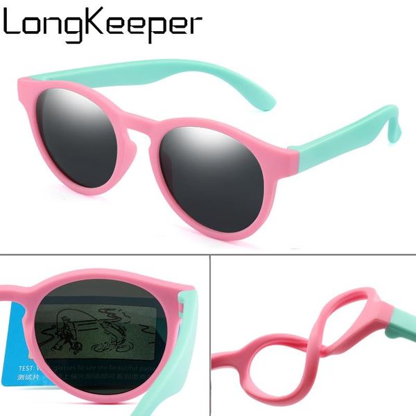

flexible polarized kids sunglasses 2020 new girls boys sun glasses children uv400 shades mirror lens eyewear oculos infantil, White;black
