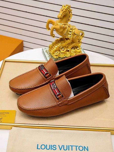 

2020 new style fashiondesigner style men's non-slip thick bottom casual walking tennis ball party business shoes formal shoes poasd, Black