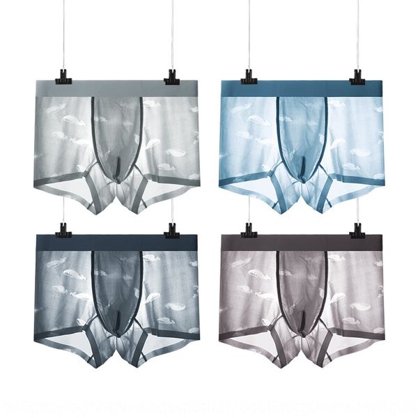 

ice silk jacquard jacquard underwear men's quick-drying thin men's underwear fashion, Black;white