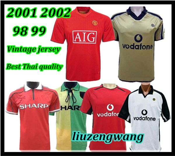 

Retro ver ion 2001 2002 united centenary 100 jer ey occer jer ey v ni telrooy football gigg chole bekham ronaldo 98 99 manche ter 2008, Black;yellow