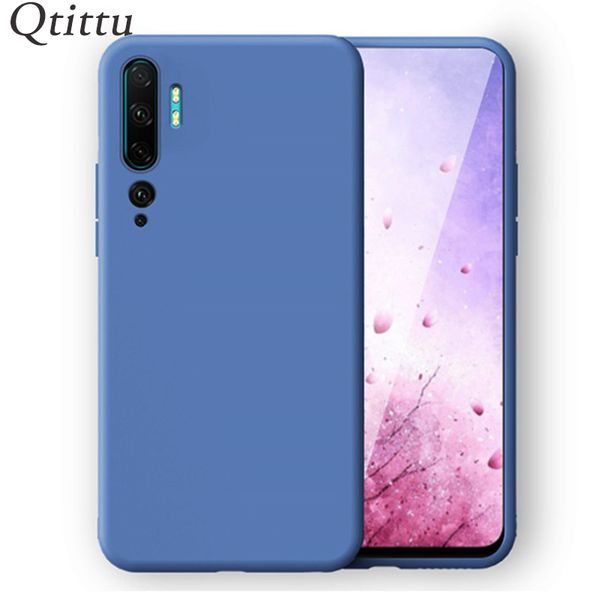 

soft liquid silicon phone case for xiaomi mi note 10 pro shockproof back cover for xiaomi mi 10 case mi note 10 mi10