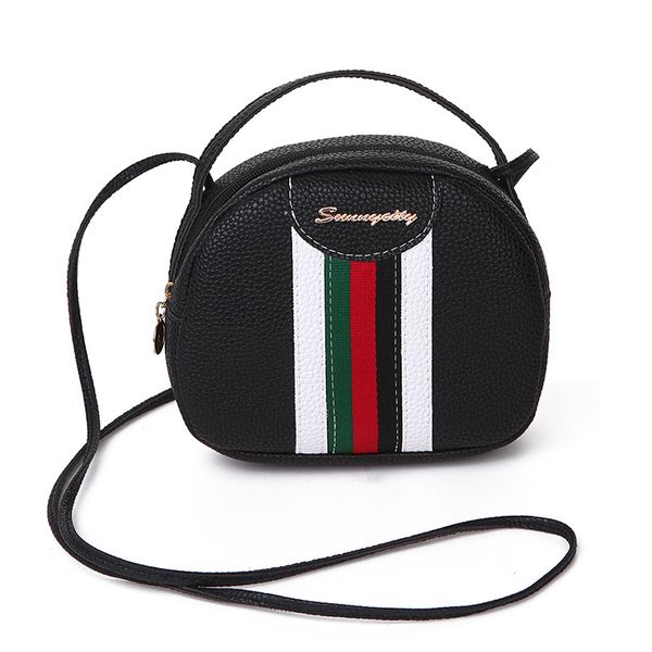 

2020 spring summer women's bags korean version of the lady young girl shoulder messenger handbag small round crossbody bag #20