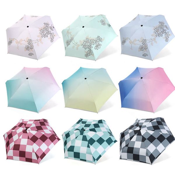 

mini sun umbrella rain women parasol windproof compact folding pocket umbrella men light female summer plegable paraguas