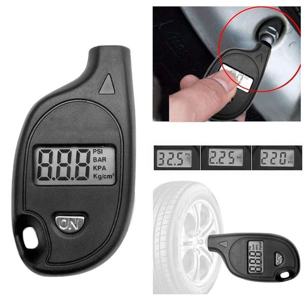 

yiwa digital wireless tire air pressure gauge car security meter test tyre tester for auto wheel pressure sensor