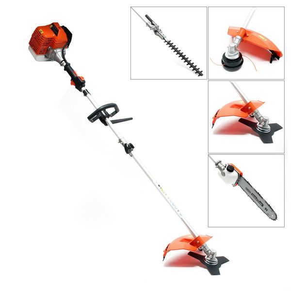 

бензин многофункциональный инструмент 5в1 52cc 1.7hp garden tool полюс пила кусторез для стрижки волос