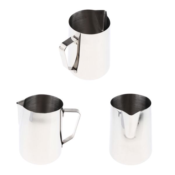 

3pcs steel 1000ml candle making pouring wax melting pot making pitcher cup