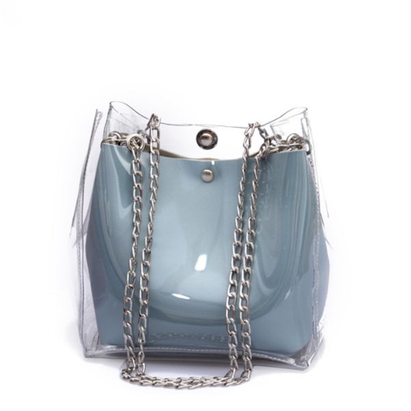 

women small flaps shoulder bags plastic transparent cute summer cossbady bags for woman composite female mini jelly handbags