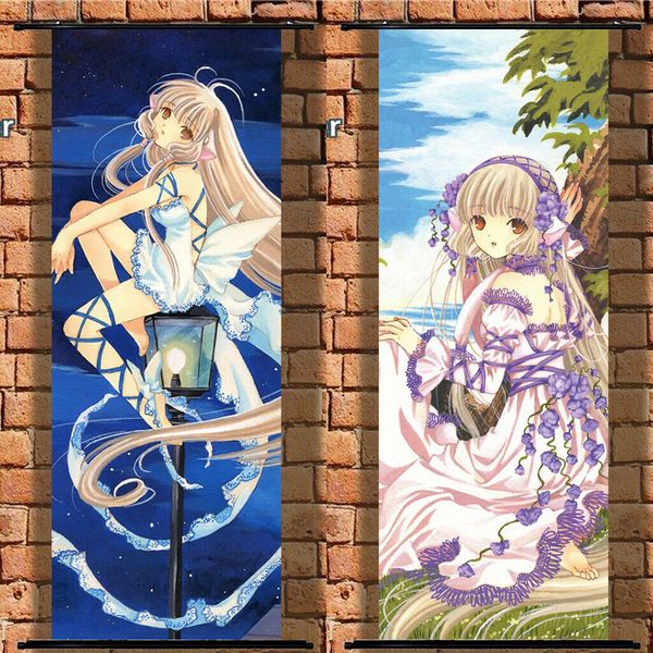 

cloth long cloth poster wall scroll chobits chi anime girl home decor 105x40cm
