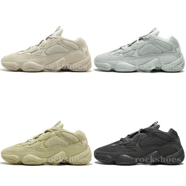 

500 desert rat high quality kanye west кроссовки соль супер луна желтого 3m полезность черных женщинами людей спортивных кроссовок дизайнер