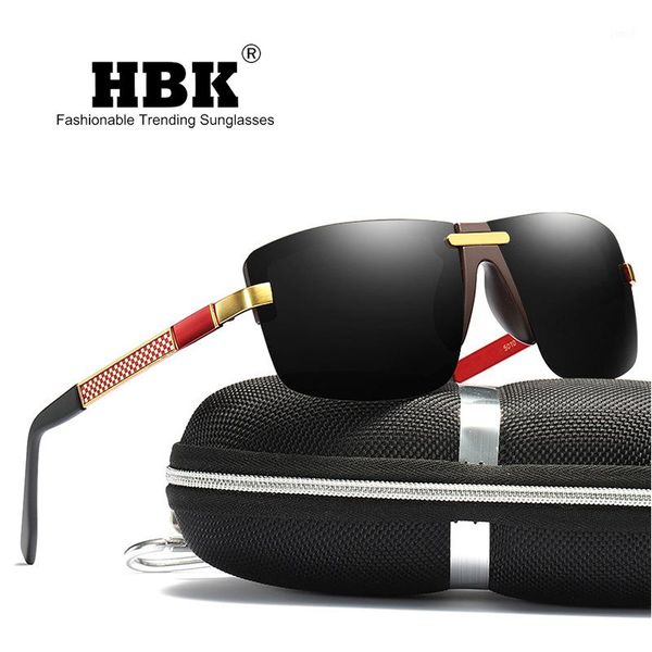 

men sunglasses 2020 trend aluminum magnesium rimless men's polarized pilot sunglasses oculos male eyewear accessories gift for men pm00, White;black