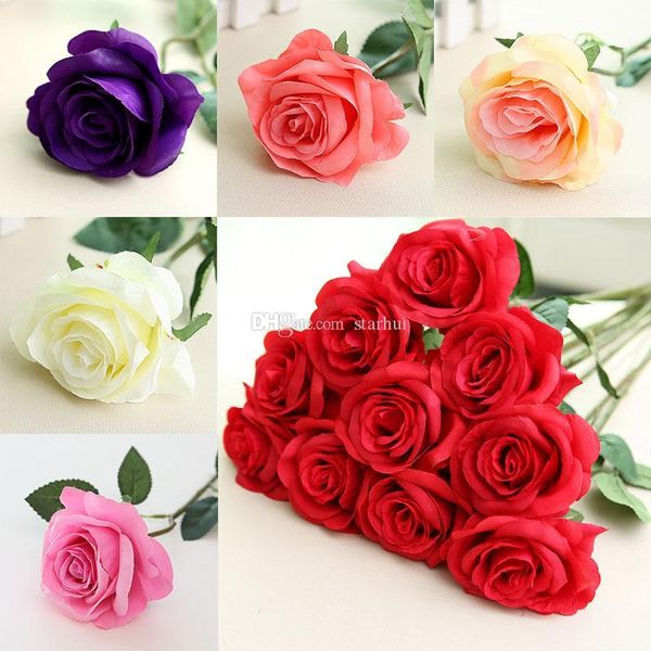 

artificial flower rose silk flowers real touch peony decorative party flower wedding decorations flowers christmas decor wx9-1634
