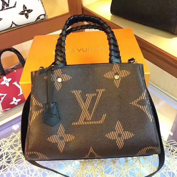 

low price sales new women's leather designer m44671 handbag 33cm shoulder bags ladies totes bag crossbody bag ing, Black