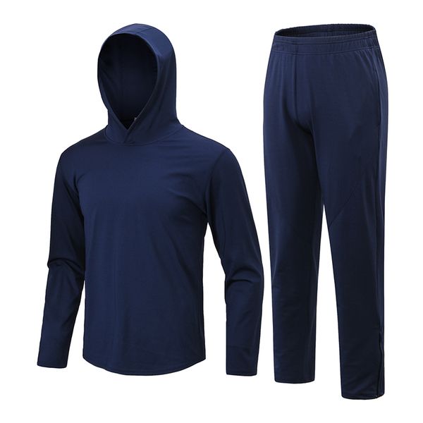 

2019 winter camouflage compression set men run jogging suits fitness sports sets long sleeve hoodies and pants gym workout tight, Black;blue