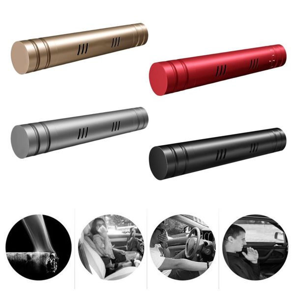

drop shiping car air freshener perfume clamp solid air purifier auto vent diffuser mini aluminum fragrance bar