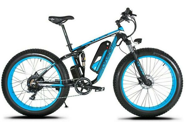 

26 синих жирных шин электрический снежный велосипед 48V 1000W XF800-BL