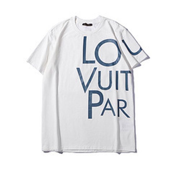 

лето мужские футболки с буквами дизайнера бренда футболки с letters printed casual с короткими рукавами мужские tee роскошные рубашки топы, White;black