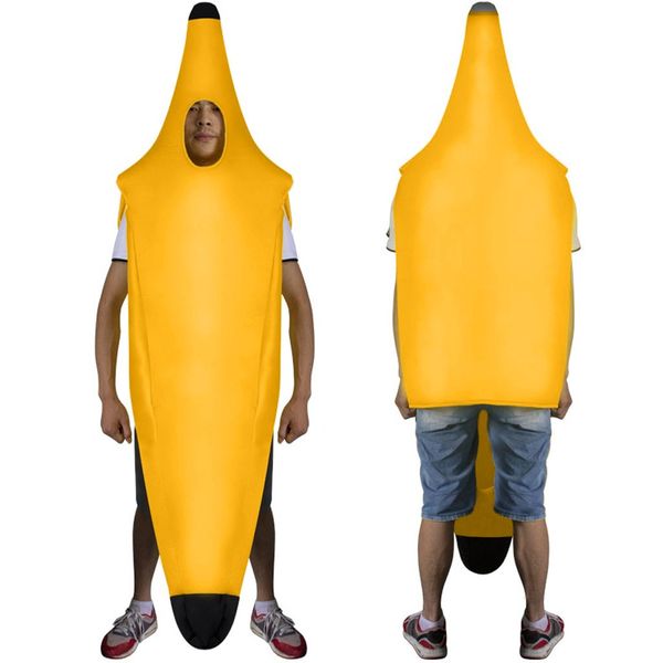 

cosplay funny banana costume men game fantasia clothing props party decorations novelty halloween christmas carnival, Black;red