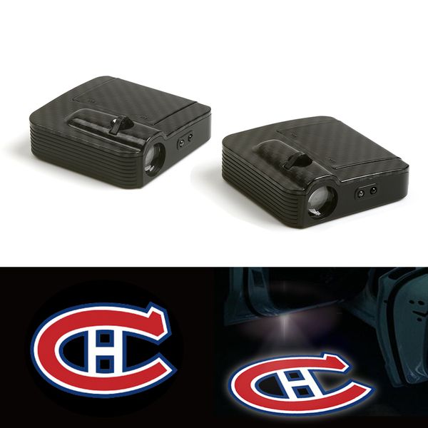 

logo projector lamp car door welcome lights 12v for montreal canadiens accessories logo