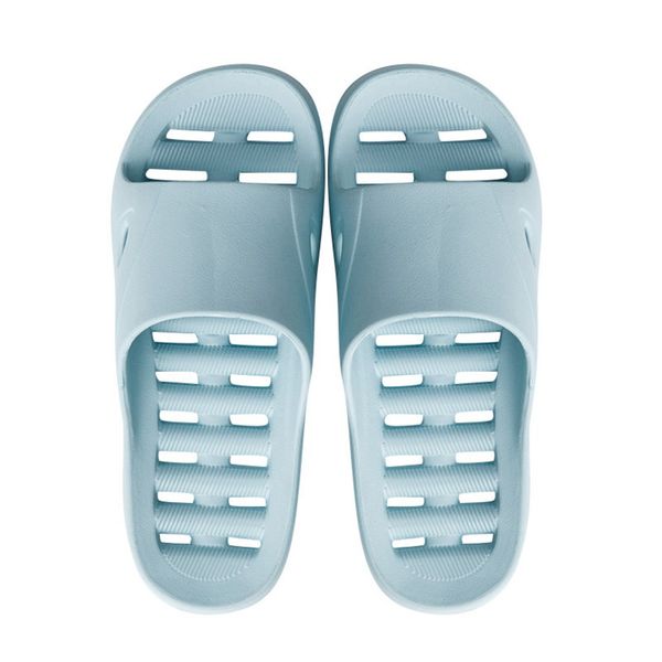 

2019 spring summer new men's shower slippers quick drying bathroom couple soft sole fashion simplicity open toe slippers, Black
