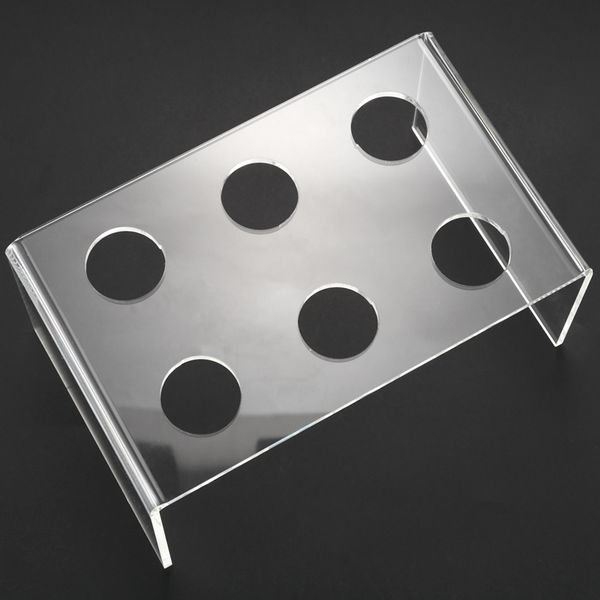 

6 holes acrylic stand holder ice cream crisp tube cone holder ice cream tools