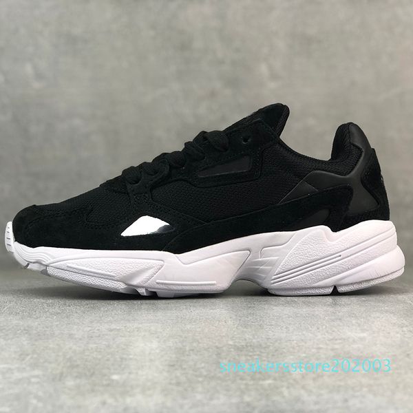 

2020 new designer falcon w dad shoes fashion luxury casual chaussures for women men triple white core black neon pink s03