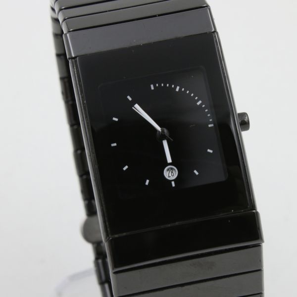 

2 Цвет Rad CERAMICA 28mm ограниченной дамы часы Круглый R21713152 высокого качества Дата Ceramic B