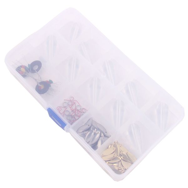 

109pcs fishing accessories tackle box with spoon sbirolino floats hook rings