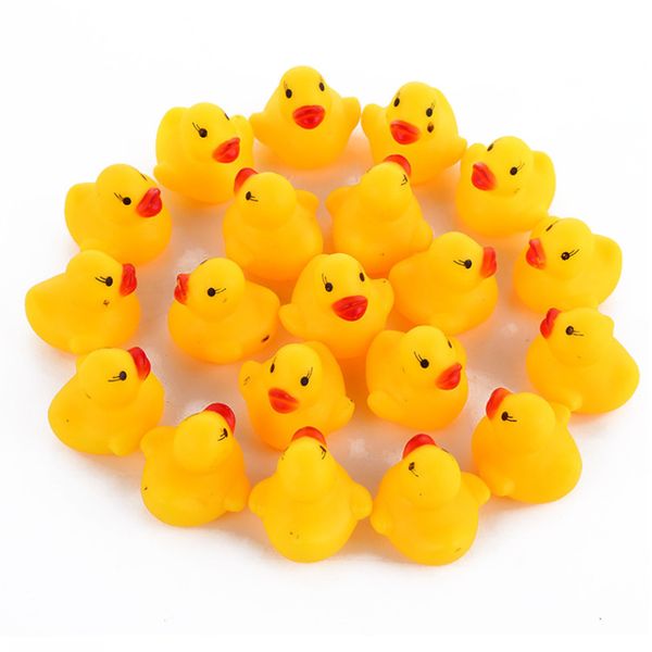 

mini rubber duck bath duck pvc with sound floating duck baby bath water toy for swimming beach gift for kid