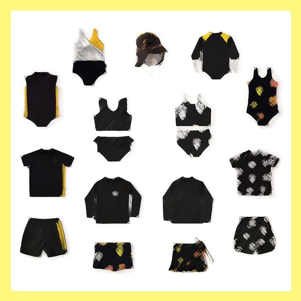 

pre-sale bobomoon spring summer kids swimsuit thanksgiving boys beach toddler girls clothing swimming set, White