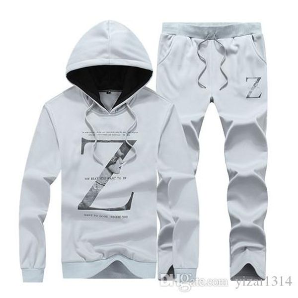 

2019 модный дизайнер осень бренд вышивка мужская дизайнерская толстовка ss suits бренд класса люкс спортивные костюмы высокое качество толст, Gray