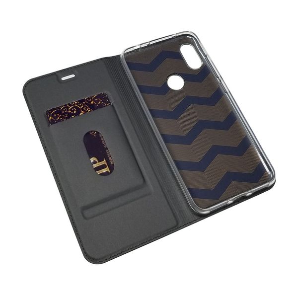 

card holder magnetic pu leather flip case for xiaomi redmi note 6 pro