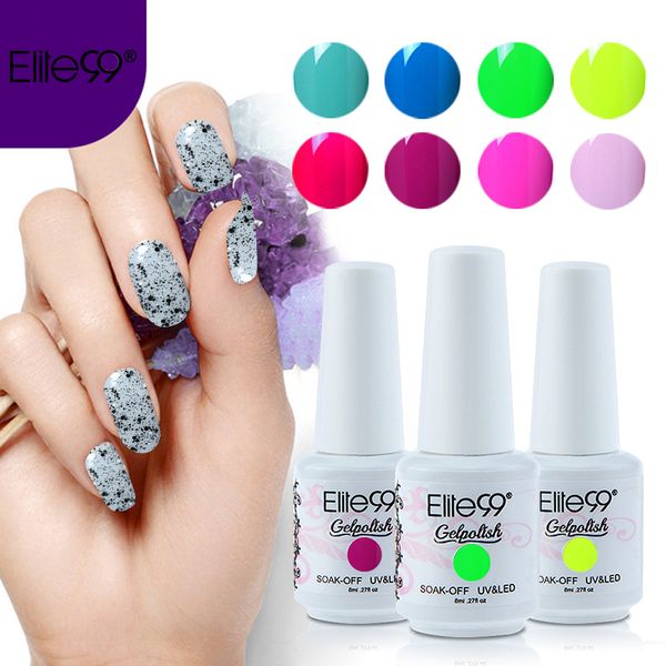 

elite99 8ml soak off gel nail polish gel varnish long lasting polish semi permanent nail lacquer pick 1 from 50 colors, Red;pink